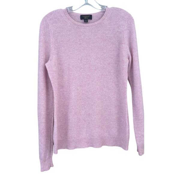 Charter Club 100% Cashmere Luxury Sweater Pink Size S Classic Preppy Minimalist - Picture 1 of 9